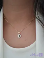 گردنبند صدفی گل