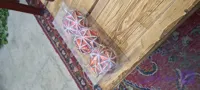 آویز درخت کریسمس طرح گوی ۸سانت