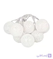 ریسه ال ای دی طرح گوی کریسمس مدل باتری خور