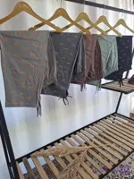 شلوارک خانگی زنانه سایز بزرگ طرح پاپیون