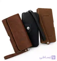 کیف موبایلی کمری وگردنی چرم سایز7