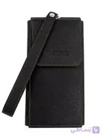 کیف موبایلی کمری وگردنی چرم مدلساوین NOTE 20