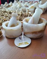 هاون سنگی زعفران کوب