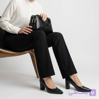 کفش مجلسی زنانه ZARA نوک تیز پاشنه نگین