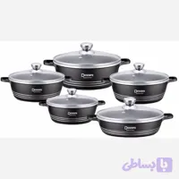 سرویس قابلمه گرانیت ۱۰ پارچه دسینی مدل KD-123