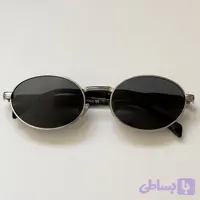 عینک پرادا نقره ای