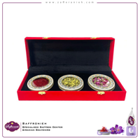 پک مخمل زعفران مدل شهیاد