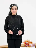 شومیز "درسا" مشکی