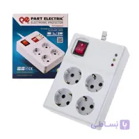 چند راهی و محافظ برق پارت الکتریک مدل PE2204 با طول کابل 1.8 متر