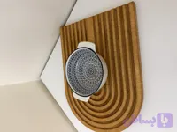 مزه خوری گرد دسته دار