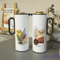 فلاسک عربی شیشه صورتی ۱لیتری