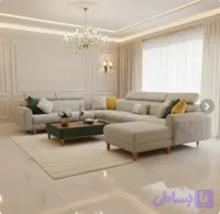 مبل راحتی ۱۰نفره آپشنال طراحی خاص اسفنج ۳۵ کیلویی و۲۴مله ضمانت خرید مستقیم ازتولیدی