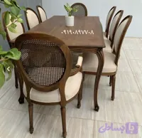 میزو صندلی نهار خوری ۸نفره مینیمال خرید مستقیم از تولیدی رنگ به دلخواه مشتری