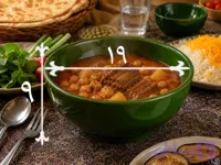 کاسه دو نفره سفالی