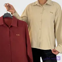 تونیک شمعی رزانا - دو رنگ زرشکی و نسکافه‌ای | وارداتی