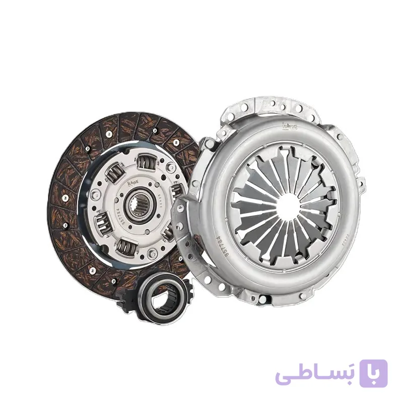 کیت کلاچ کَوه مدل 6 فنر پِری دمپر به همراه بلبرینگ کلاچ مناسب برای سمند (EF7) و دنا (EF7)