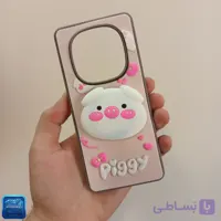 قاب گوشی سیلیکونی پاپ سوکت دار برجسته فانتزی مدل شیائومی Redmi Note 14 Pro-4G