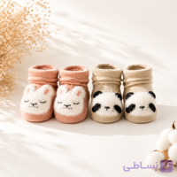جوراب نوزادی ، 9ماه تا 1/5سال ، طرح روی جوراب موهر
