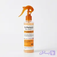 اسپری لایه‌بردار و روشن‌کننده بدن و پا پیل شات دکتر ملاکسین حجم ۲۰۰ میل | Dr.Melaxin Peel Shot Exfoliating Kojic Acid Turmeric Spray 200ml