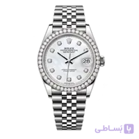 رولکس Datejust 36 مرواریدی سفید نگین‌دار | رفرنس M126284RBR-0011