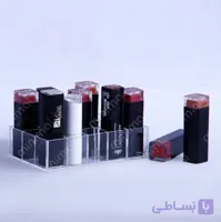 استند آرایشی مینیمال مدل ۱۵ خانه مناسب برای رژ لب جامد متریال پلکسی گلس درجه یک