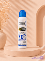 اسپری ضد آفتاب SPF 70+ حاوی کلاژن