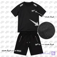 تیشرت شلوارک نایک آیرو مشکی ست اسپرت مردانه