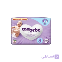 پوشک جان به به مدل jumbo paket سایز 3 بسته 45 عددی