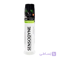 خمیردندان پمپی محافظ کامل حاوی زغال  سنسوداین SENSODYNE