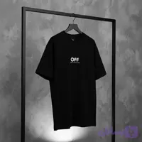 👕 تیشرت دورس سه نخ پنبه طرح OFF (سایز L)