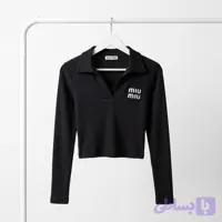 بلوز یقه دار فانریپ Miu Miu🖤
