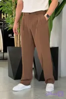 شلوار پارچه ای بگ کمر ایتالیایی