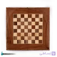 تخته نرد و شطرنج چوب گردو طرح لوزی سایز 50 در 50
