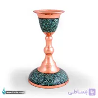 شمعدان فیروزه کوب کوچک- 13 سانتی