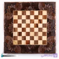 تخته نرد و شطرنج چوب گردو منبت سایز 50 در 50