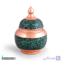 قندان فیروزه کوب مدل سیبی سایز 3
