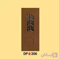 پانل دکوراتیو شیشه دار لمینیت قهوه ای مدل B206
