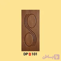 پانل دکوراتیو بدون شیشه لمینیت قهوه ای مدل B101