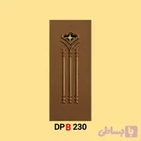 پانل دکوراتیو شیشه دار لمینیت قهوه ای مدل B230