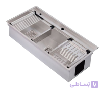 سینک باکسی توکار مریس مدل MCS104 | ابعاد 100×50 سانتی‌متر