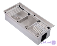 سینک باکسی توکار مریس مدل MCS90 | ابعاد 90×50 سانتی‌متر