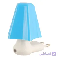چراغ خواب آباژوری فتوسل دار پارس نور  آبی
