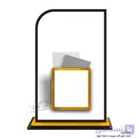 چاپ بر روی استند کیو آر کد با جای کارت ویزیت مدل SE115