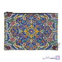 کیف لوازم آرایشی طرح کاشی کاری MB001T021