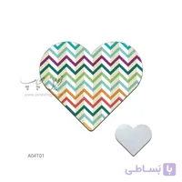 آینه جیبی قلبی طرح A04T01