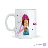 لیوان طرح دختر مهندس MLT133
