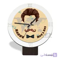 ساعت رومیزی طرح روز مرد S120T003