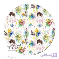 زیر لیوانی دایره‌ای MDF