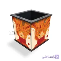 جامدادی رومیزی طرح دختر پاییزی JM107T017