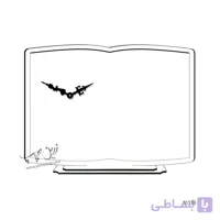 چاپ بر روی ساعت رومیزی طرح کتاب S112D